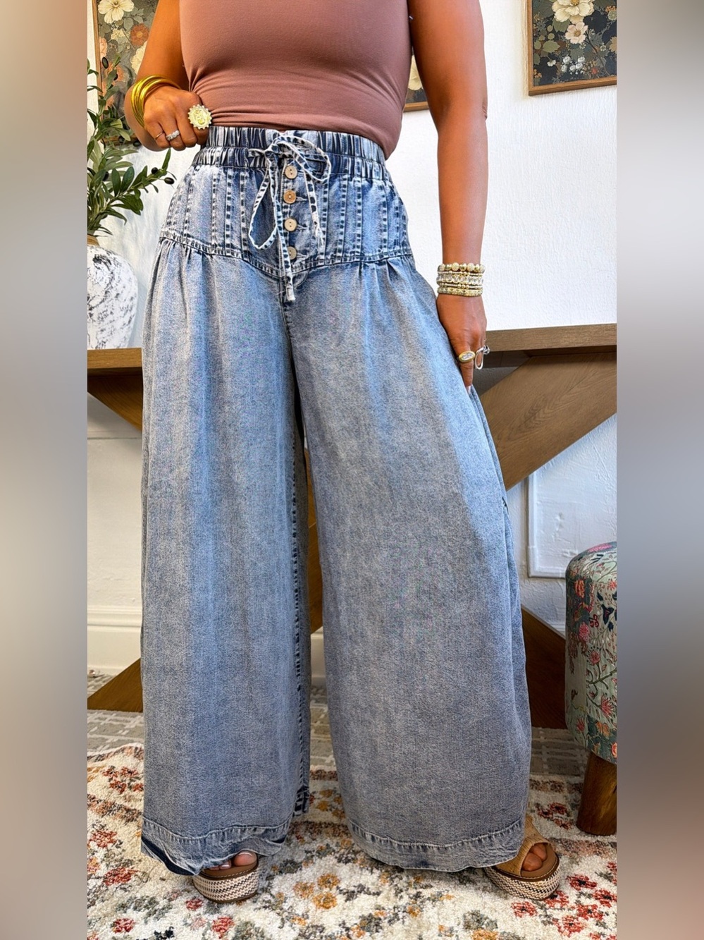 Oli + Hali Wide Leg Pants - Picture 5 of 5
